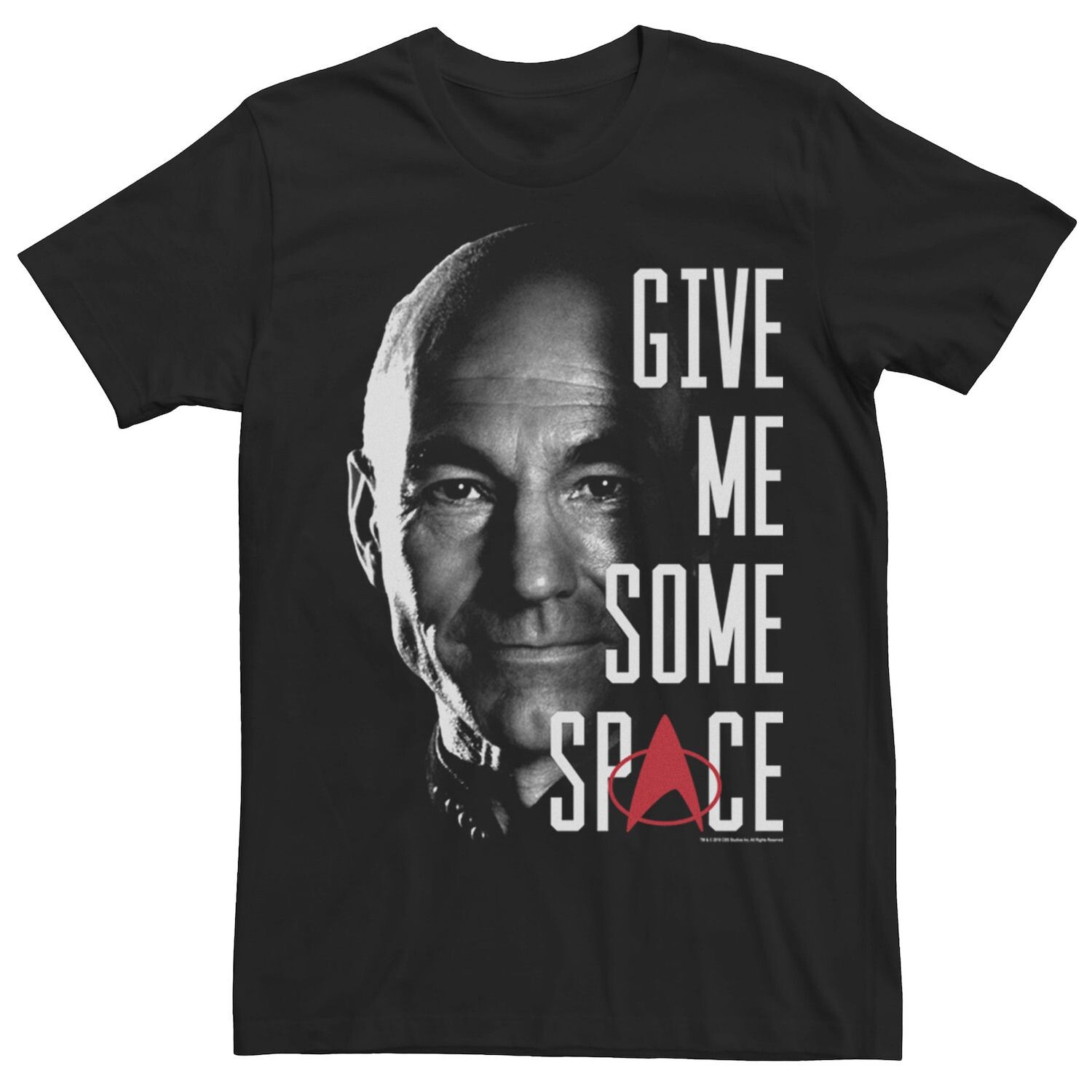 

Мужская футболка Star Trek Next Generation Picard Some Space Licensed Character