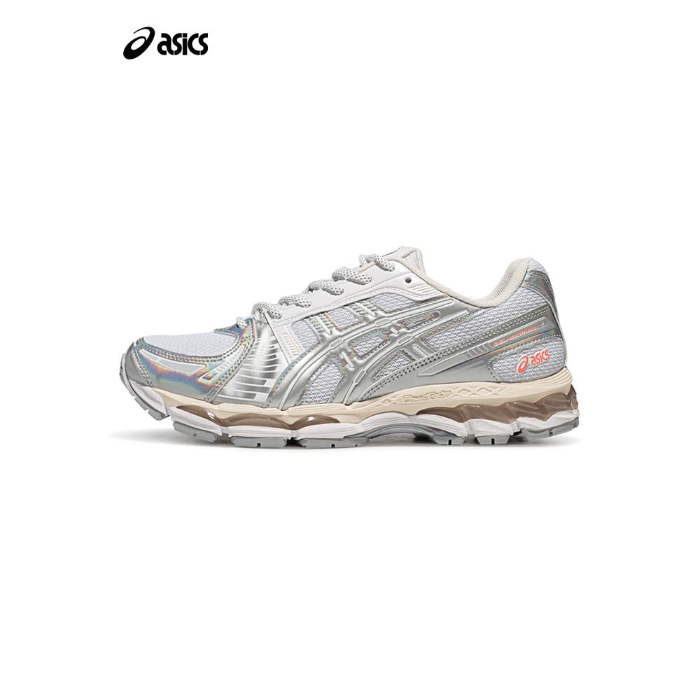 GEL Kayano 12.1 амортизирующие кроссовки low top повседневные беговые unisex ASICS, белый/серебряный — фото 2