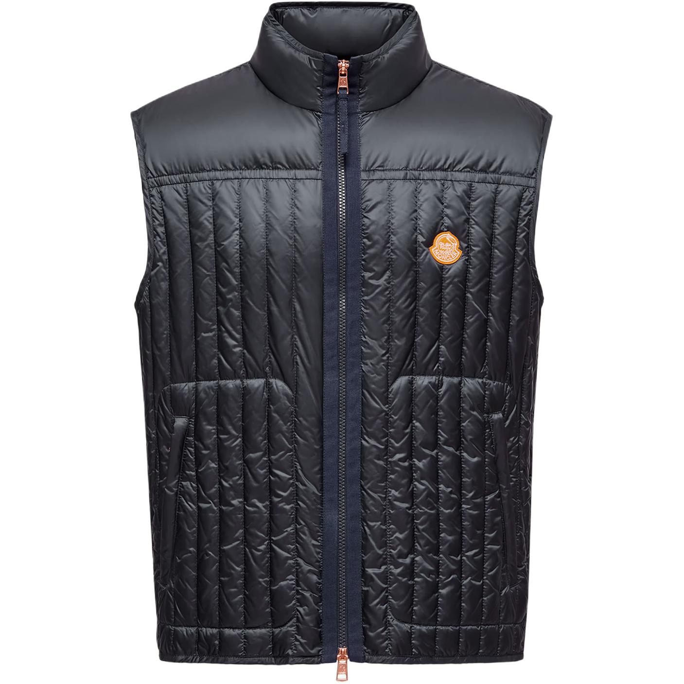 

Майка Moncler X Gilga Farm By Donald Glover Down Vest MONCLER GENIUS, синий