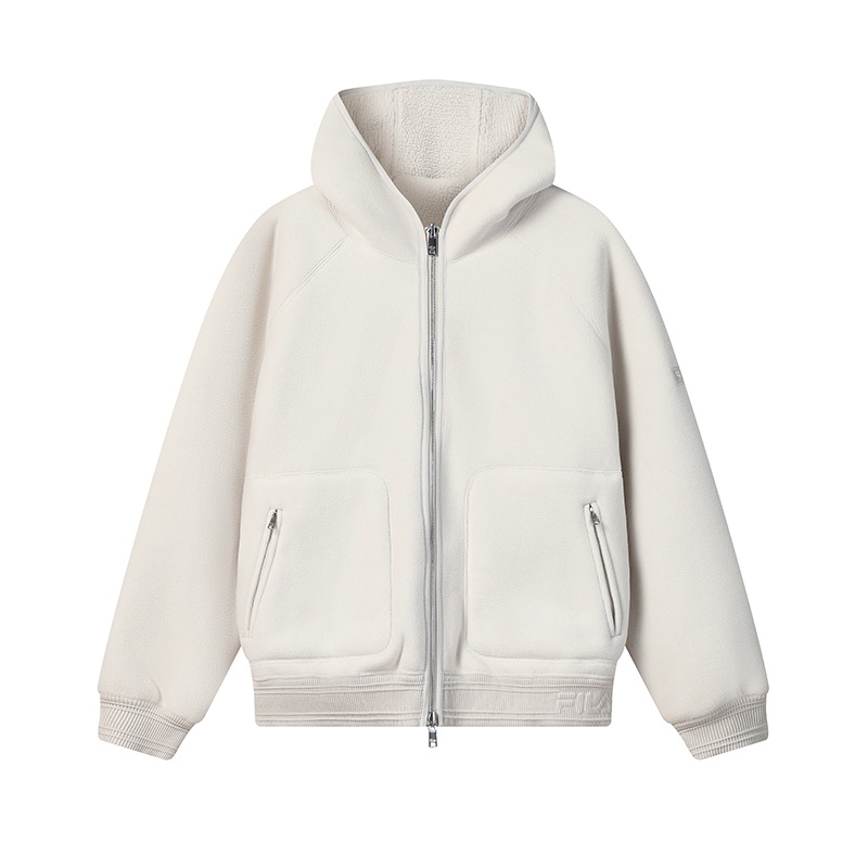 

Fila Пальто мужское MILANO Collection из бархатистой ткани, светло-серый слоновая кость