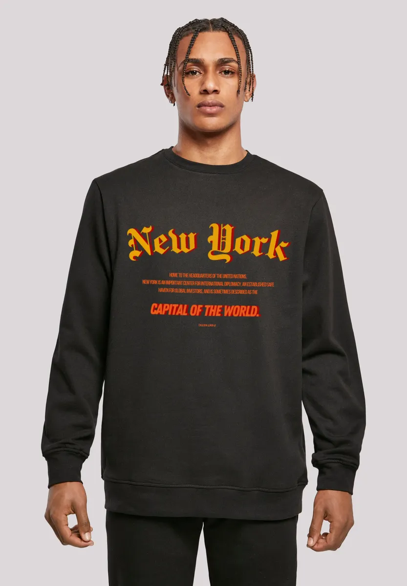 

Толстовка F4NT4STIC "New York CREW", принт, черный