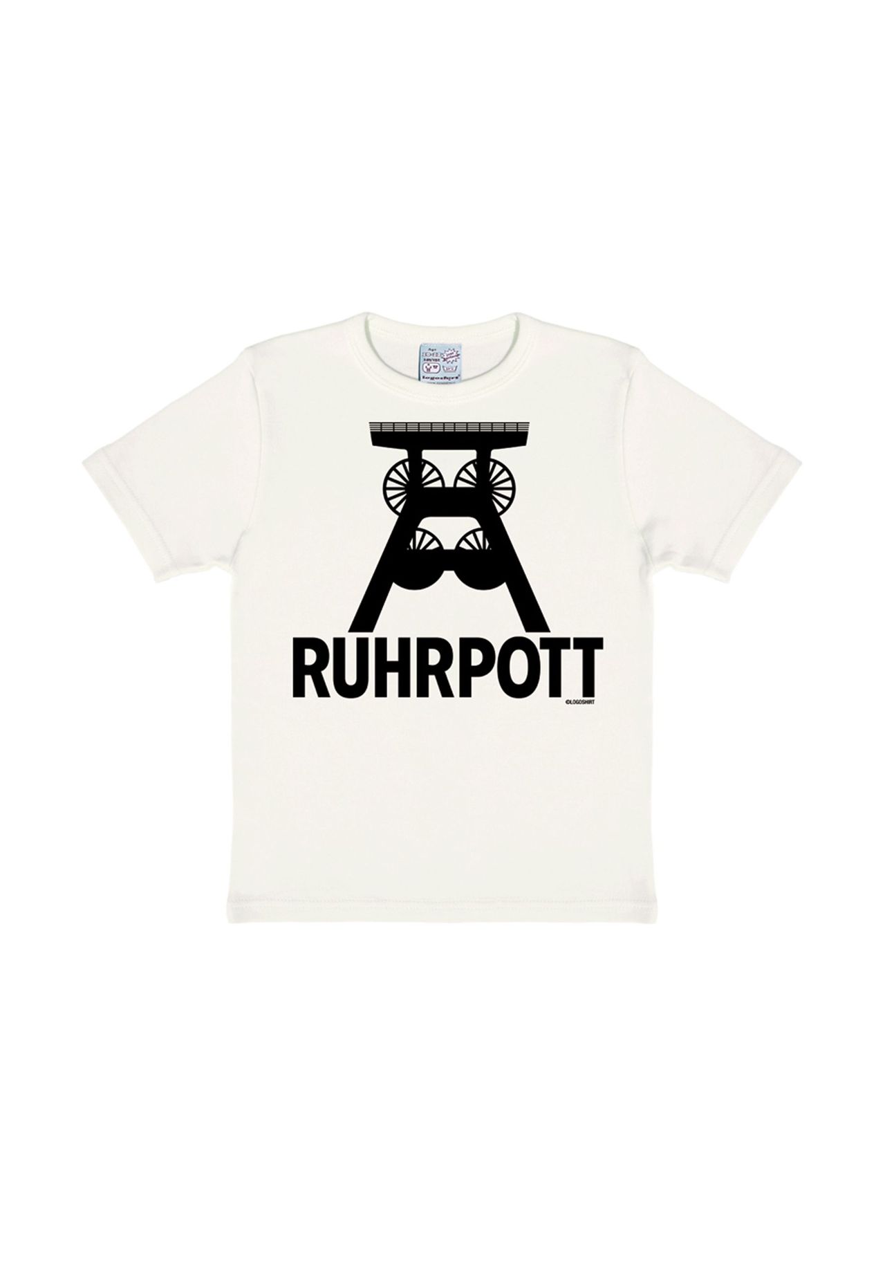 

Футболка Детская Ruhrpott LOGOSHIRT, цвет Almost White