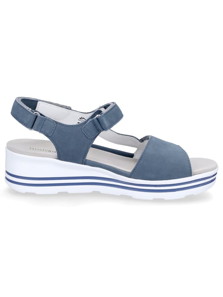 Классические босоножки WALDLÄUFER, цвет jeansblau — фото 4