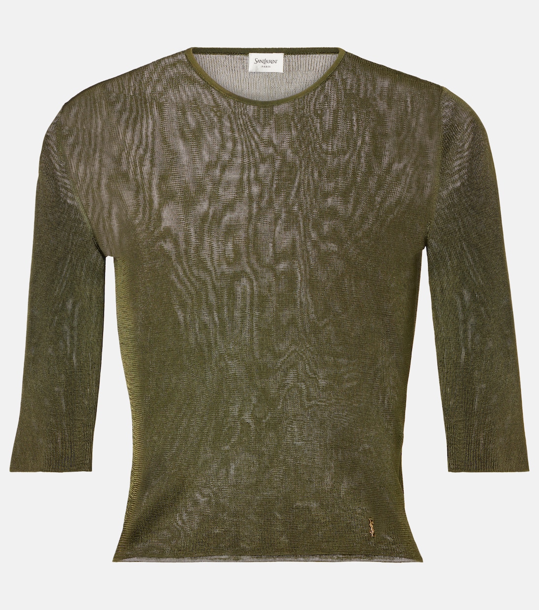 

Вязаный топ Cassandre Saint Laurent, Kaki