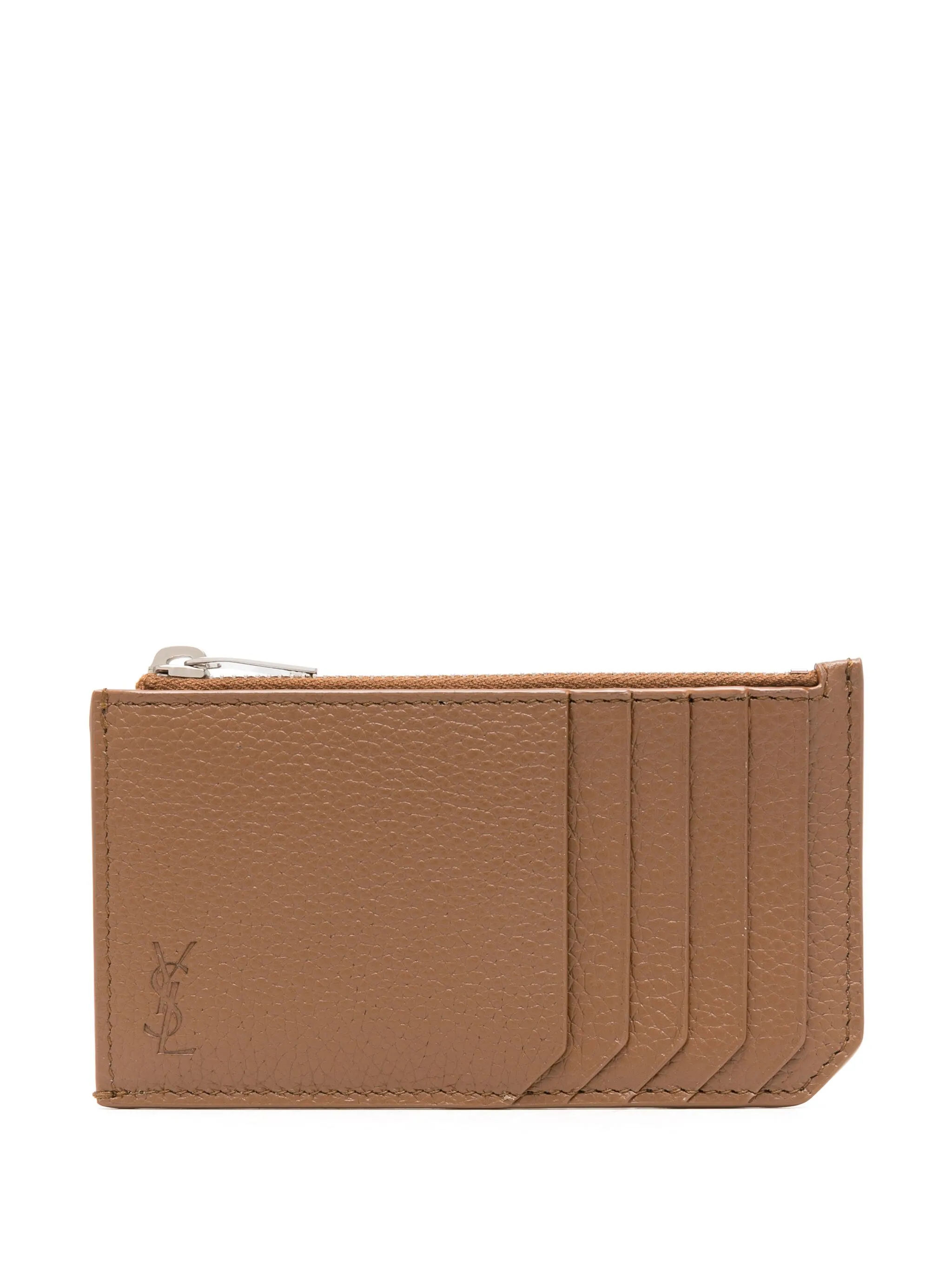 

Картхолдер Cassandre Saint Laurent, коричневый