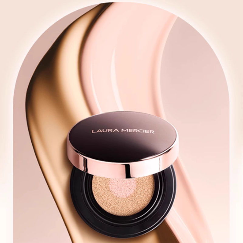 LauraMercier увлажняющий консилер Flawless Shiny Two Tone Air Cushions LAURA MERCIER, Flawless Shiny Two-Tone Air Cushion #Fair розовый розовый Color — фото 4