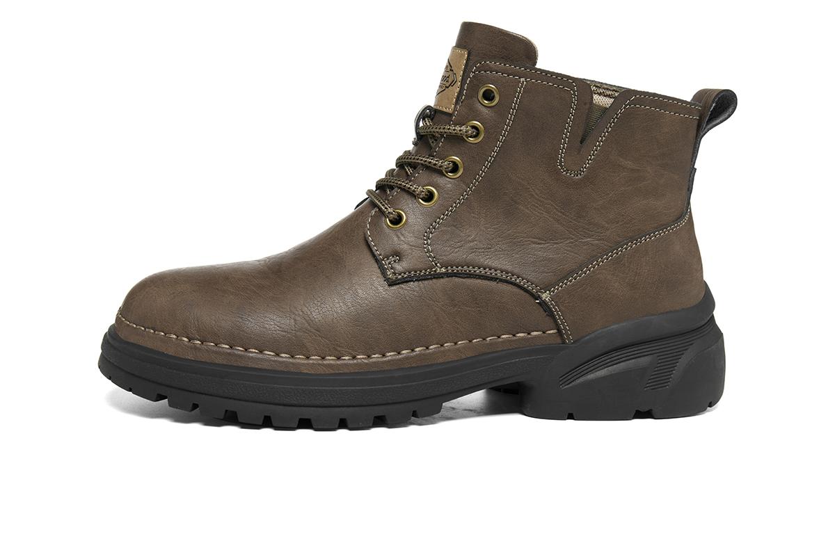 

HLA Мужские ботинки Martin черно-коричневые - коричневые, цвет Brown