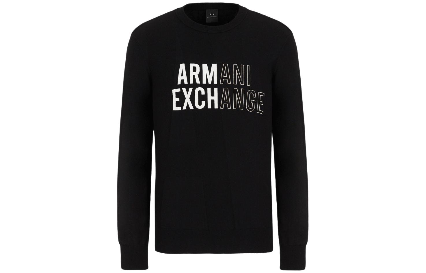 

Футболка мужская черная ARMANI EXCHANGE