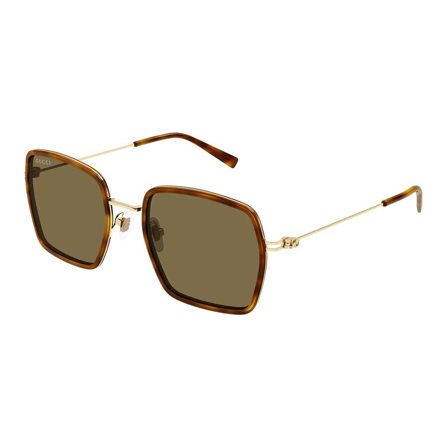 Солнцезащитные очки с переплетающимися дужками GUCCI, tortoiseshell — фото 3