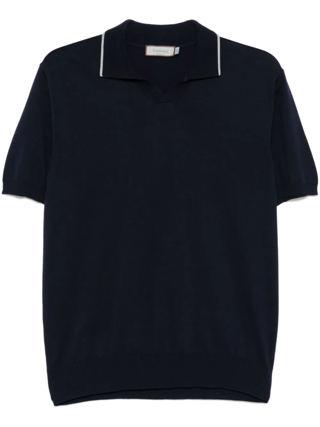 

Canali футболка тонкой вязки, синий