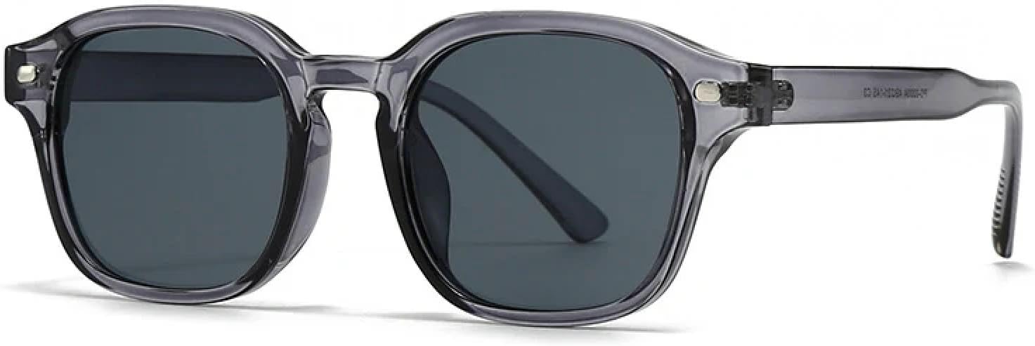 

Популярные модные солнцезащитные очки для женщин в стиле ретро с заклепками, желто-синие, с защитой от УФ-излучения UV400, мужские солнцезащитные очки TKKTLLT, Grey Grey