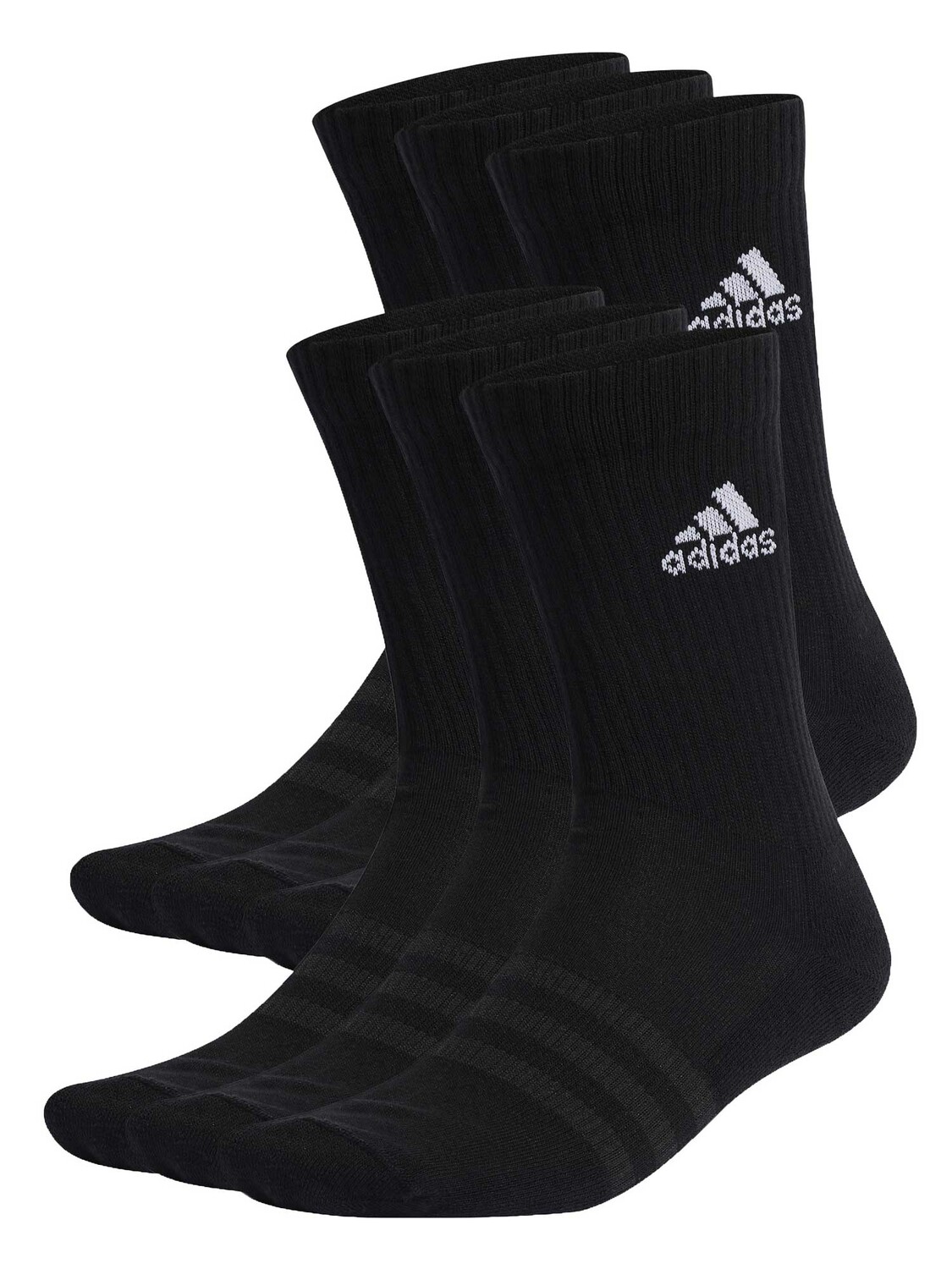 

Носки Adidas Performance Cushioned Sportswear Crew 6 Pairs, черный