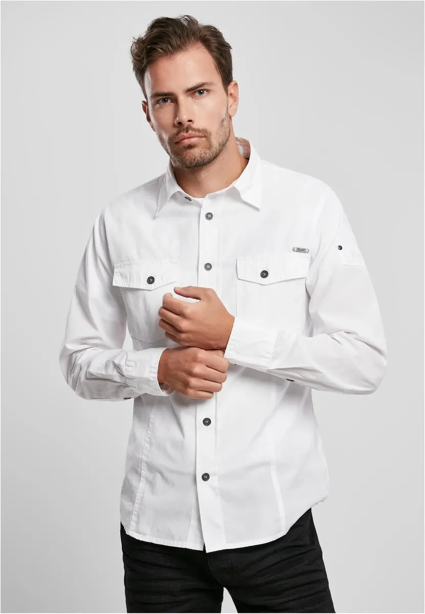 

Рубашка Brandit с длинными рукавами " Brandit Men's Slim Worker Shirt" (1 шт.), белый