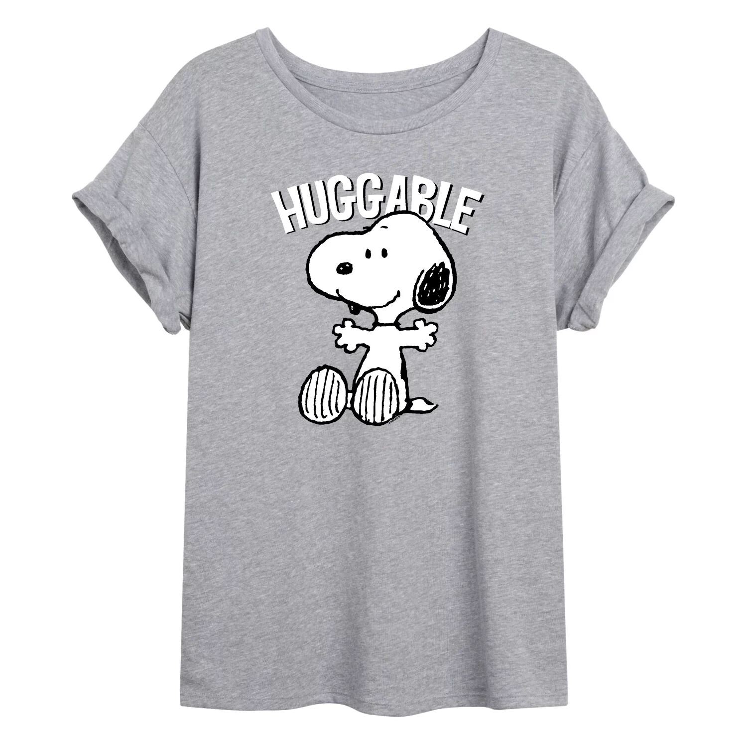 

Объёмная футболка большого размера с рисунком Juniors' Peanuts Licensed Character