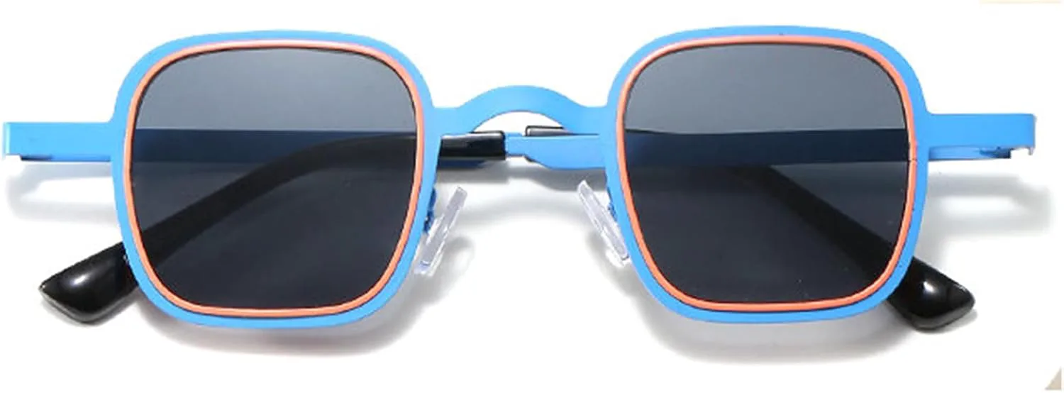 

Модные солнцезащитные очки в стиле ретро хиппи, квадратные, для мужчин и женщин, винтажные, круглые, трендовые, с защитой от УФ-излучения UV400 helena, C1