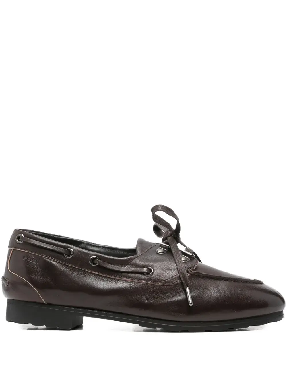 Дерби из кожи Bally, коричневый
