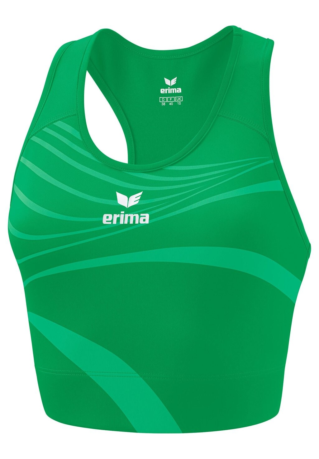 

Спортивный бюстгальтер средней поддержки RACING Erima, цвет smaragd