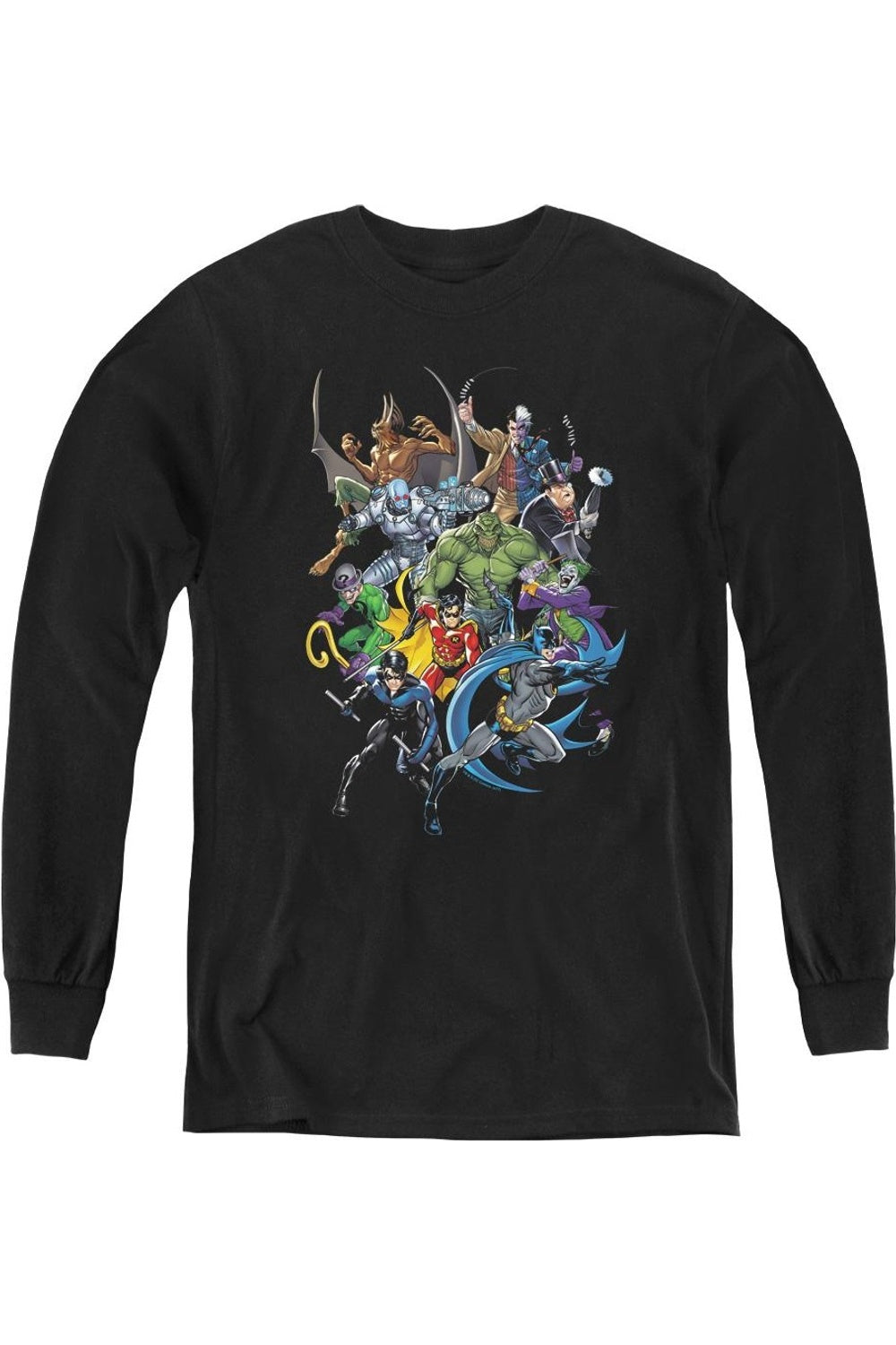 

Футболка с длинным рукавом Batman Saints And Psychos Youth Gildan, черный