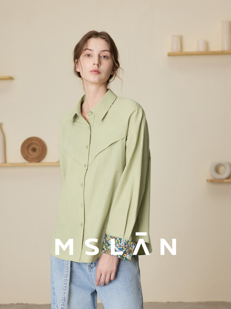 

Рубашка Mslan Mall вышитая, зеленый