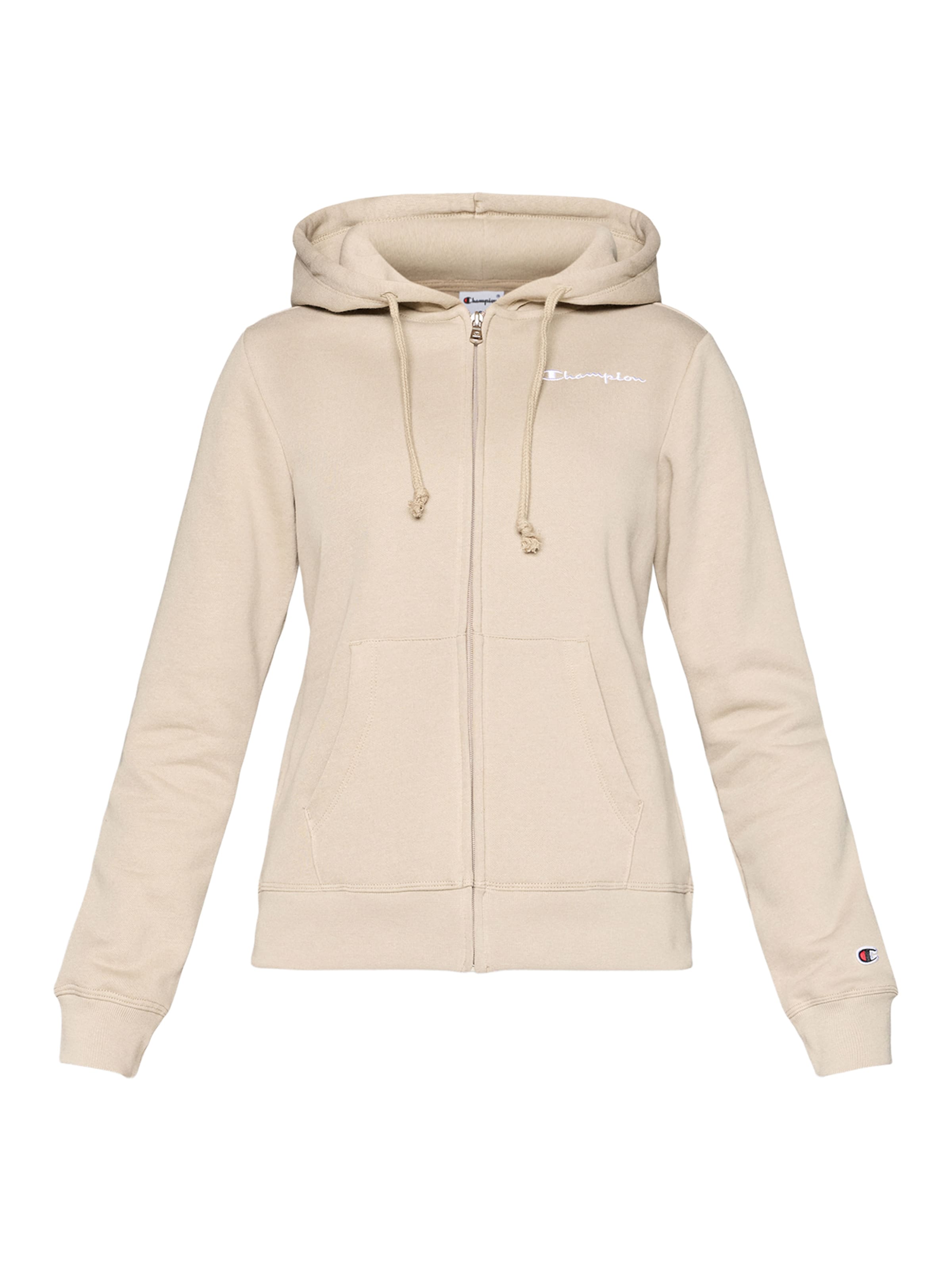 

Champion Authentic Athletic Apparel Худи на молнии в бежевом цвете, Бежевый, Champion Authentic Athletic Apparel Худи на молнии в бежевом цвете