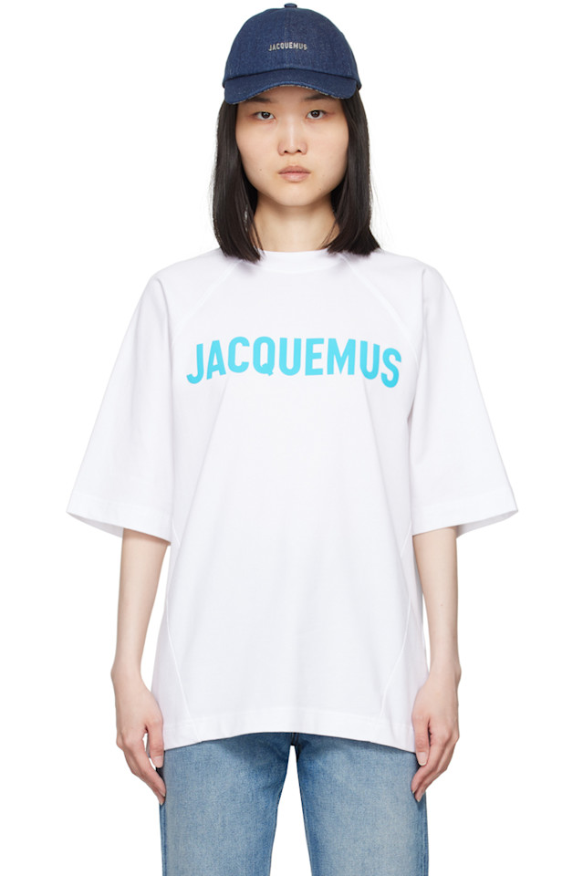 

Футболка La Casa 'Le T-Shirt Typo' Jacquemus, белый