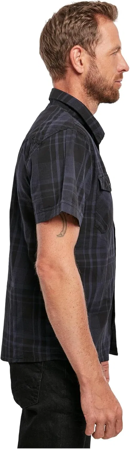 Футболка Brandit Men's Roadstar черно-синяя — фото 4