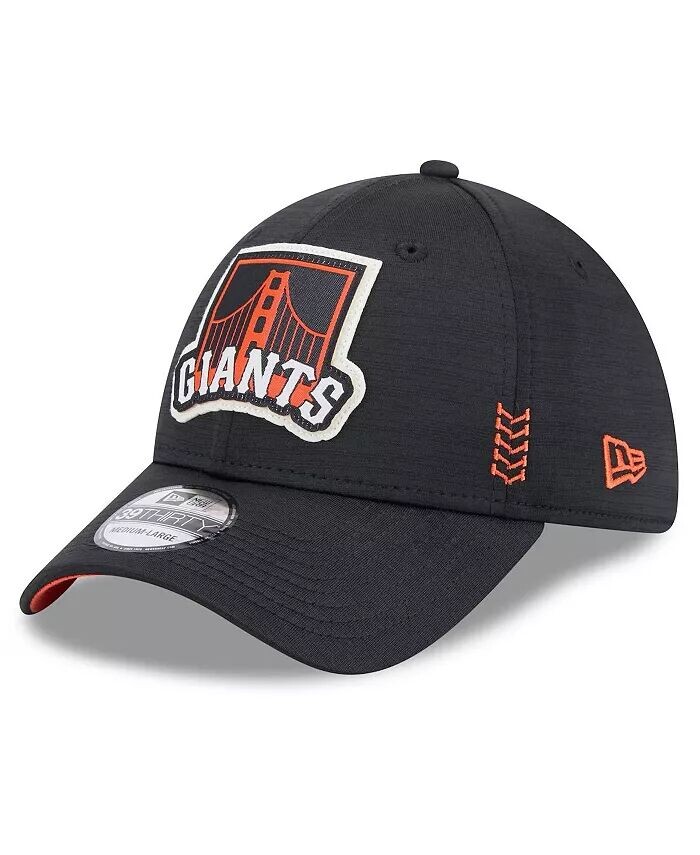 

Мужская черная кепка San Francisco Giants 2024 Clubhouse 39THIRTY Flex Fit New Era, черный