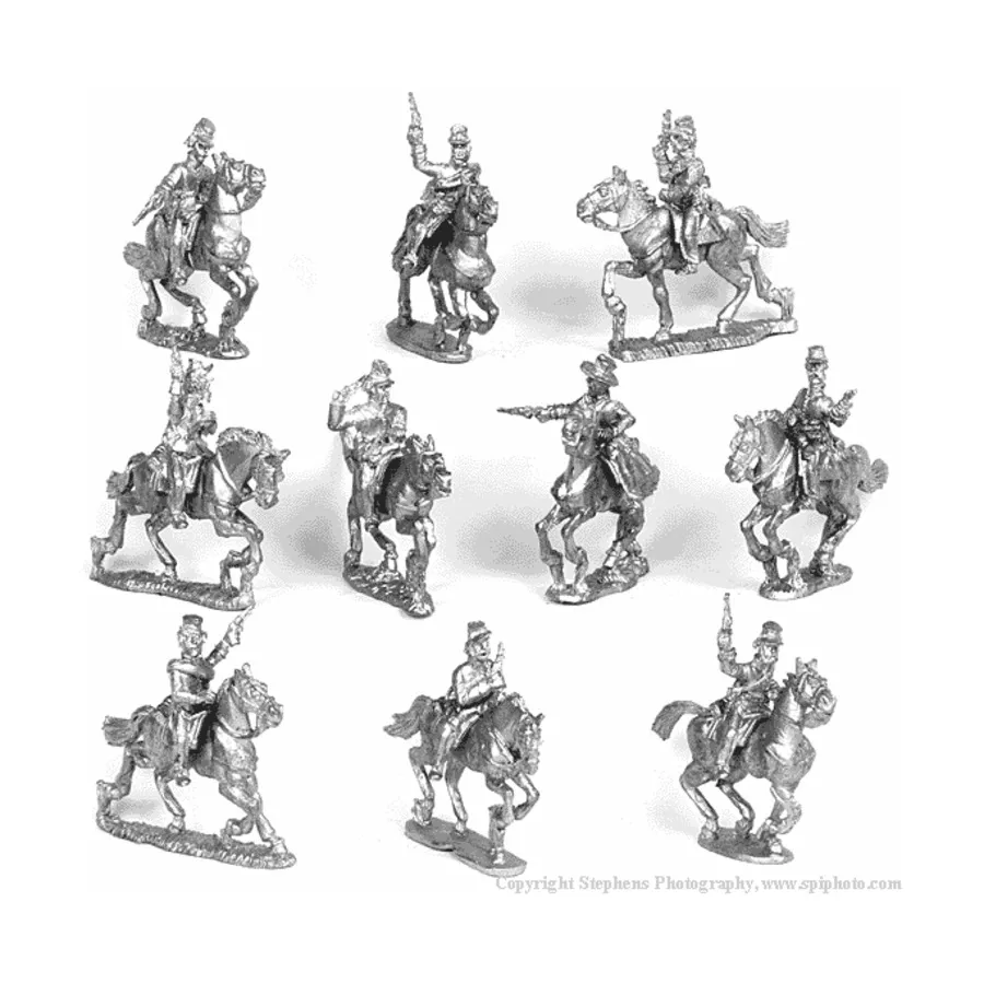 

Кавалерия с пистолетами и кепи, War Between the States (25mm)