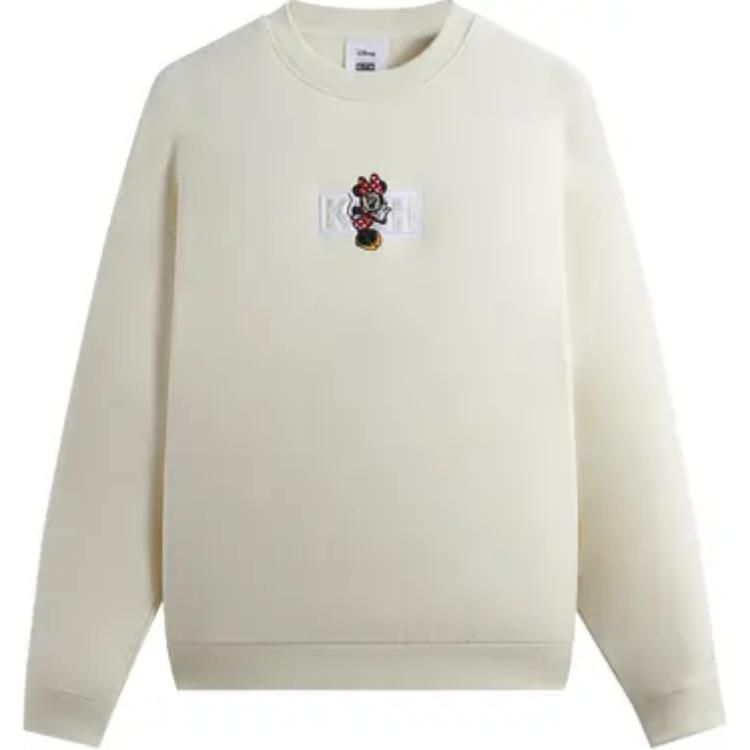 

For Mickey & Friends Cyber Monday Minnie Classic Logo Crewneck KITH, бежевый