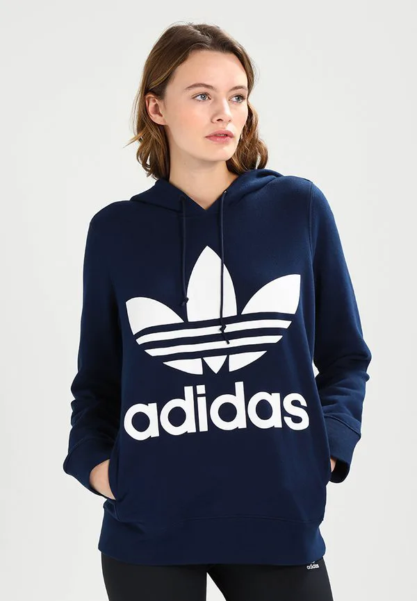

Толстовка с принтом трилистника adicolor Adidas Originals, Collegiate Navy, Синий, Толстовка с принтом трилистника adicolor Adidas Originals, Collegiate Navy
