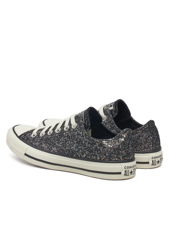 Тканевые кроссовки Chuck Taylor All Star Glitter A11138C 001 Converse, черный — фото 3