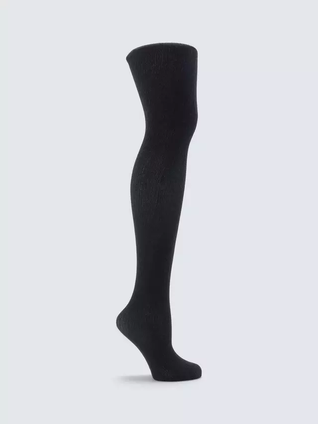

Тайтсы John Lewis 170 Denier Opaque Wool Blend Ribbed, темно-синий