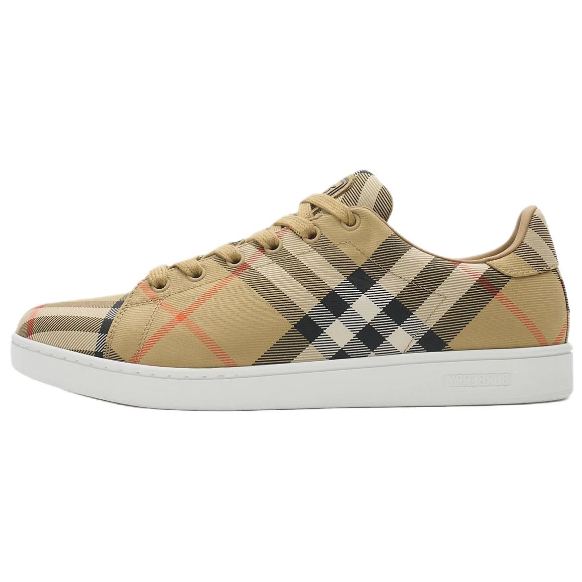 Burberry Кроссовки для скейтбординга Set Low top женские бежевые — фото 3