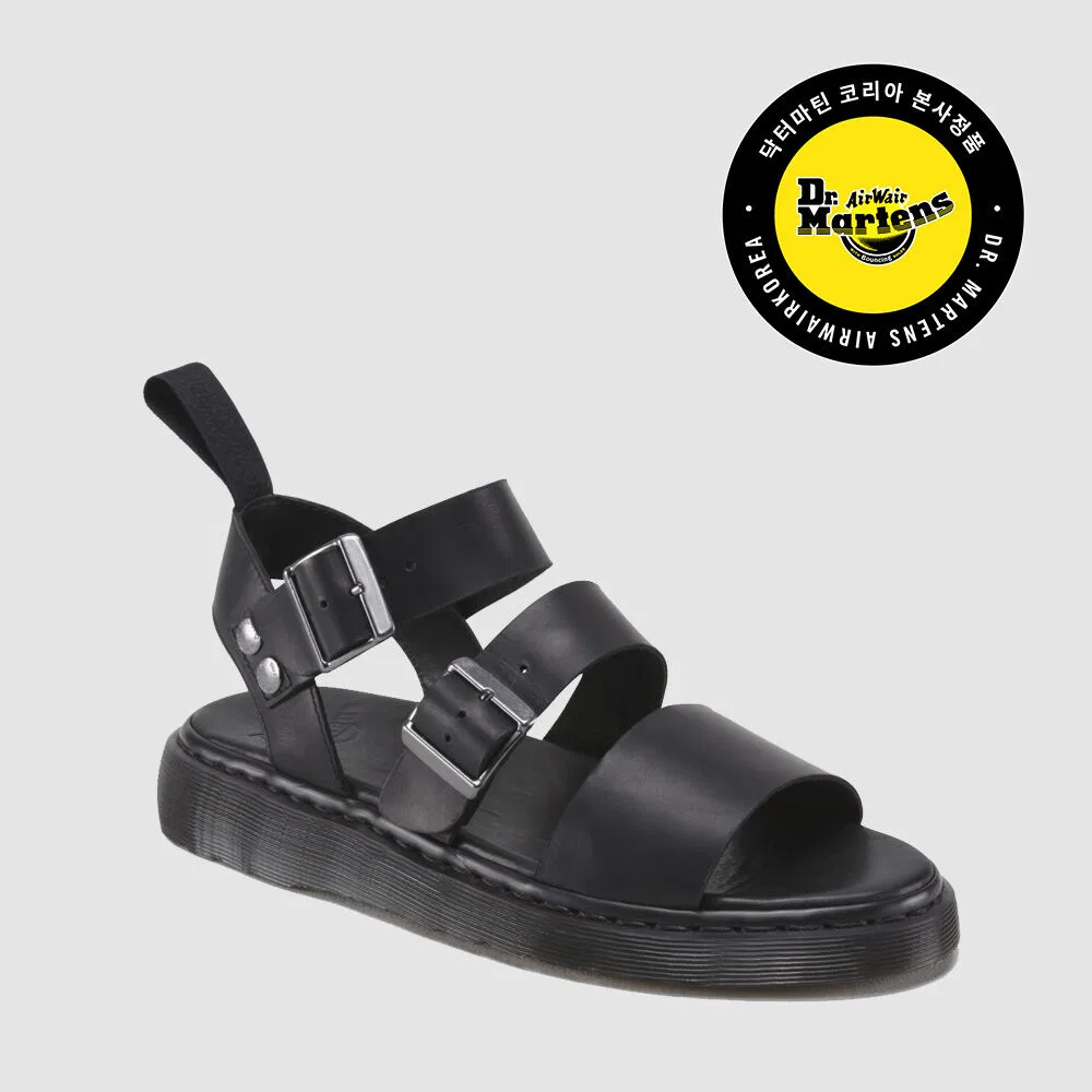 Мужские чёрные сандалии Gryphon от Dr. Martens