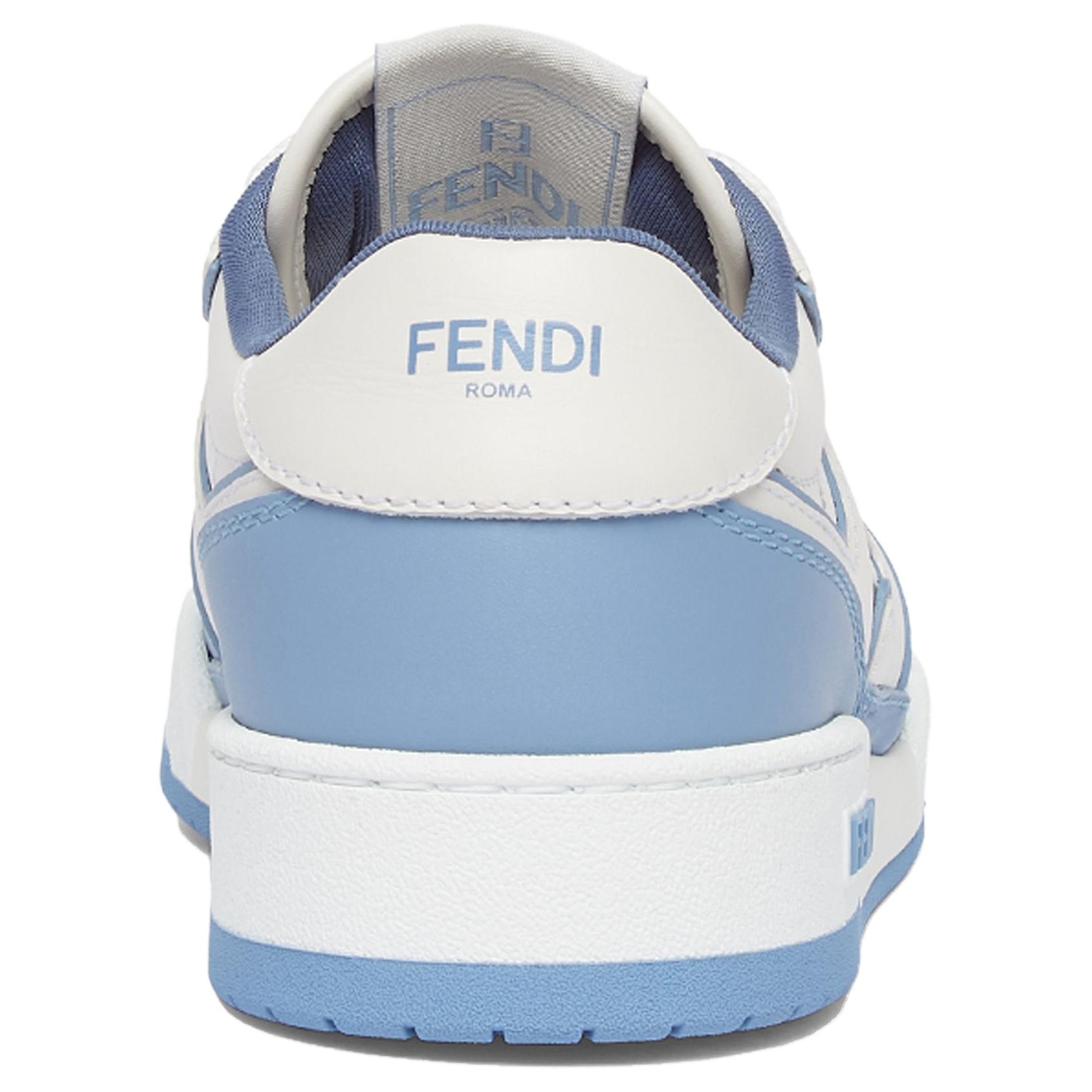 Кроссовки Low Top FENDI женские, сине-белые — фото 4