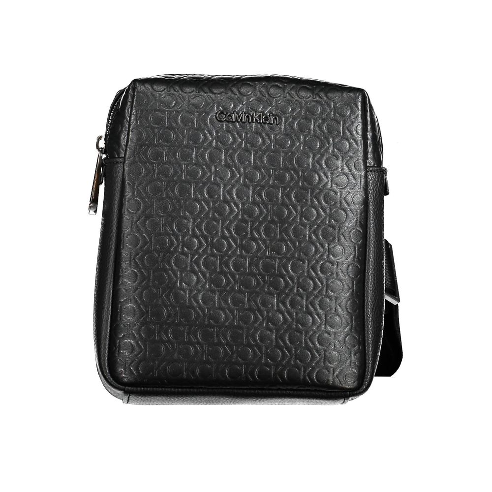 

Черная сумка через плечо из полиэстера Calvin Klein, Black