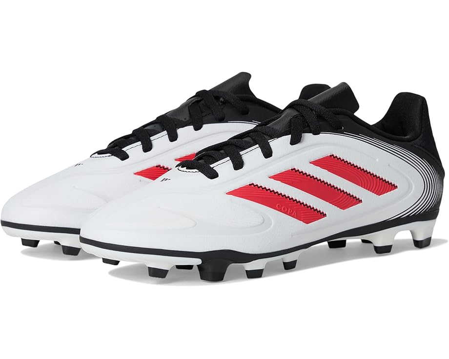 

Кроссовки adidas Kids Copa Pure 3 Club Firm Ground/Multi Ground Soccer Cleats, цвет White/Lucid Red/Black