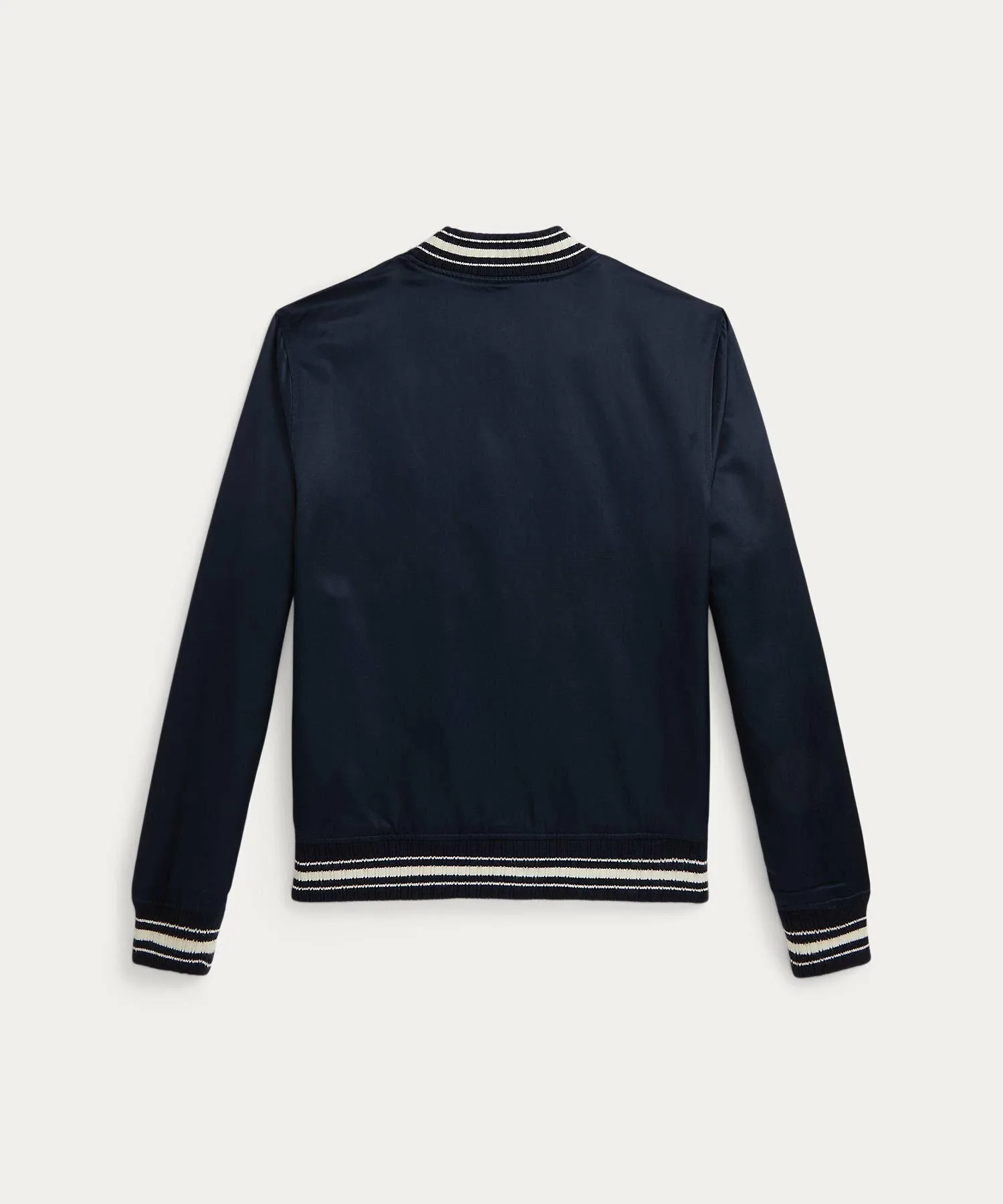 Атласная бейсбольная куртка с логотипом (Для мальчиков 8-20 лет) Polo Ralph Lauren, 410 Navy — фото 2