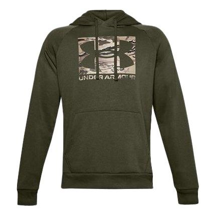 

Толстовка men's logo printing hooded drawstring green Under Armour, зеленый
