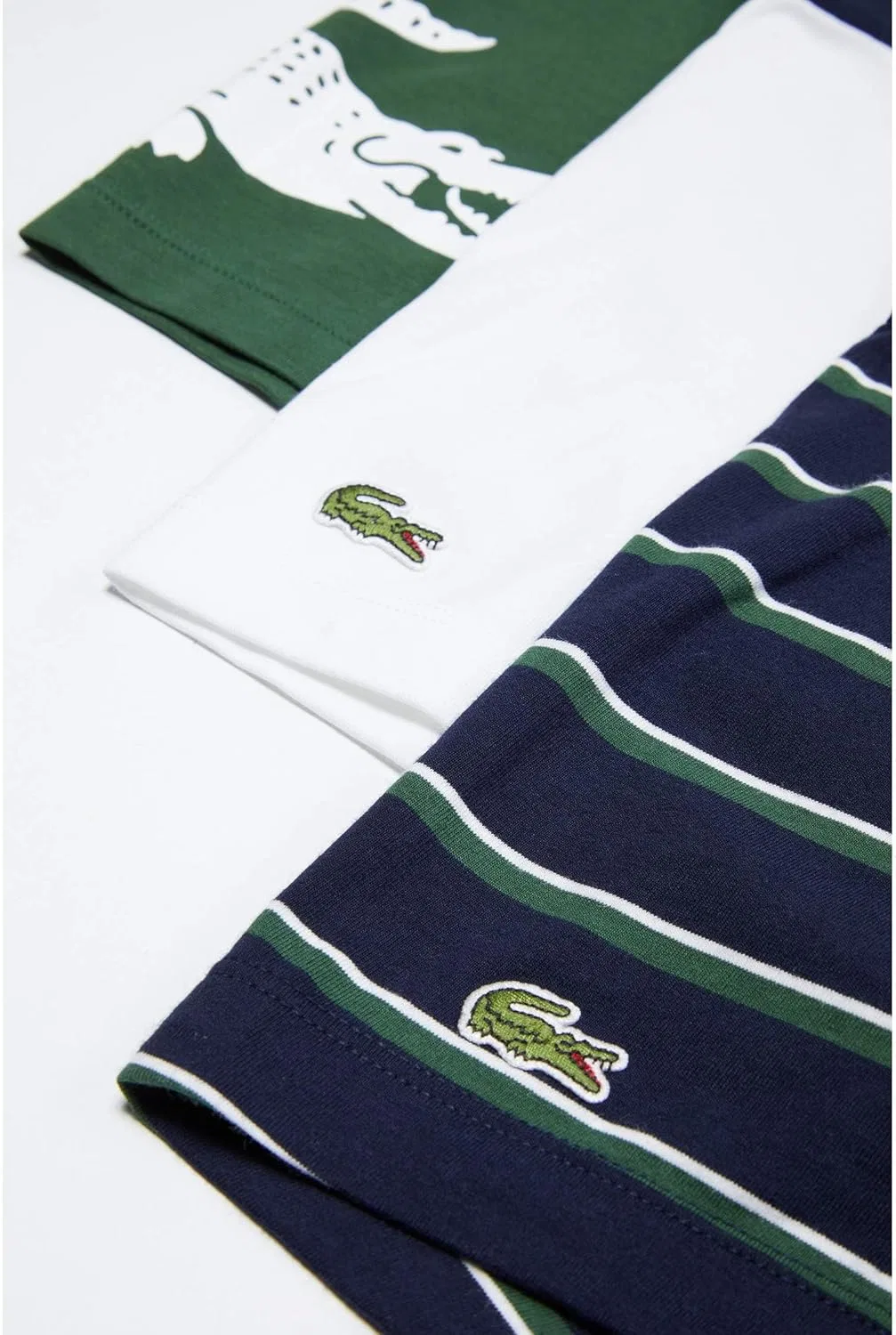 Трусы Lacoste, Хлопок с эластаном, Thyme/Navy Blue/White — фото 2