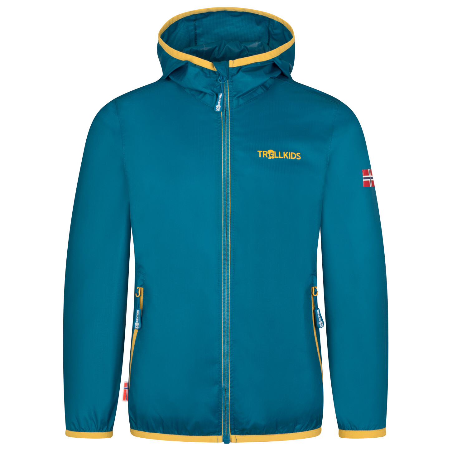 

Дождевик Trollkids Kid's Trolltunga, цвет Atlantic Blue/Ginger