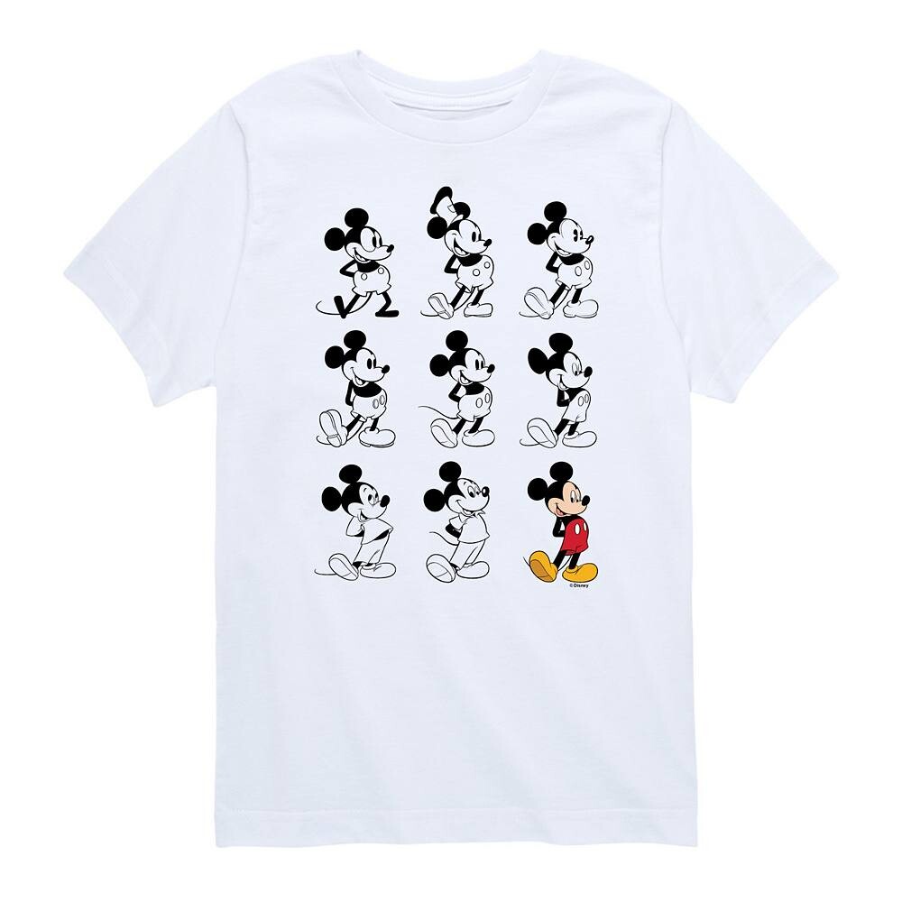 

Футболка Disney's Mickey Mouse с рисунком «Эволюция» для мальчиков 8–20 лет, белый