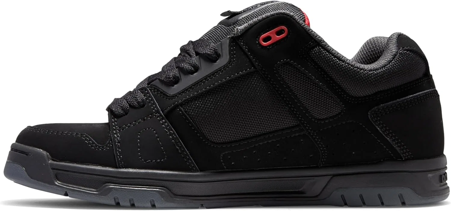 Кроссовки Men's Court Graffik Amazon Renewed, Black Grey Red — фото 3