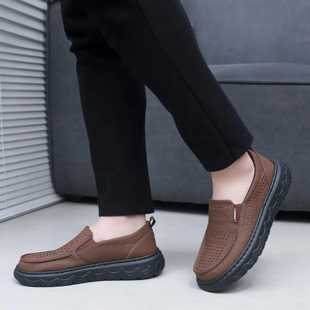 Мокасины мужские Asifn Slip-On, кофе — фото 3