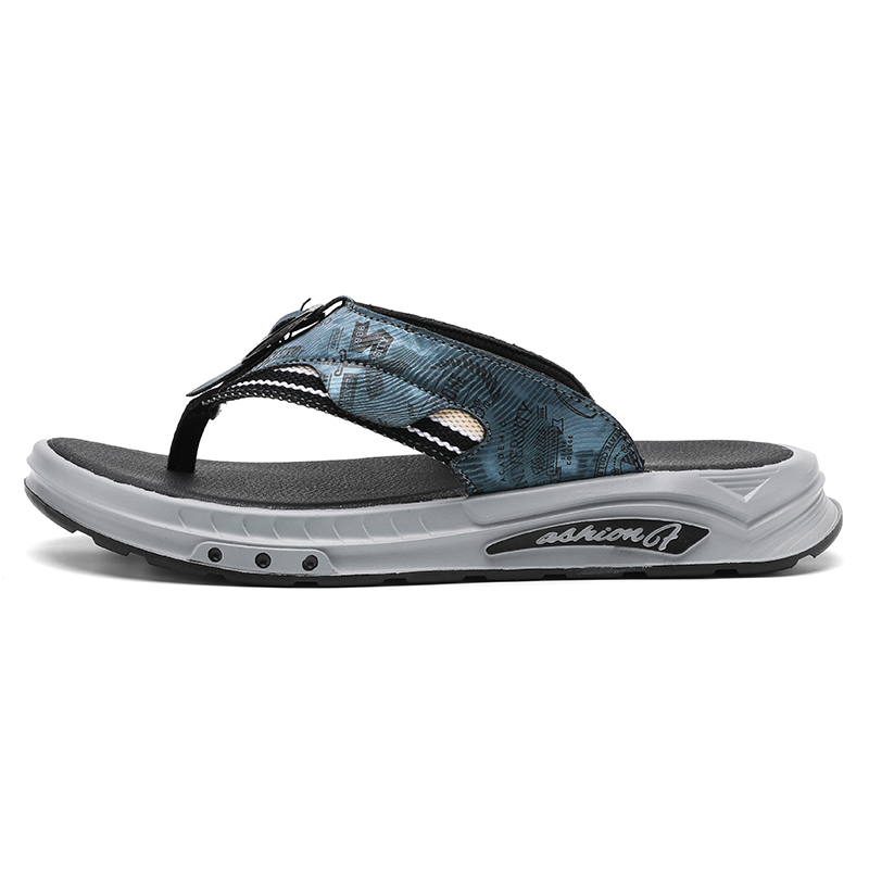 

Износостойкие противоскользящие шлепанцы мужские LONGYING, Black