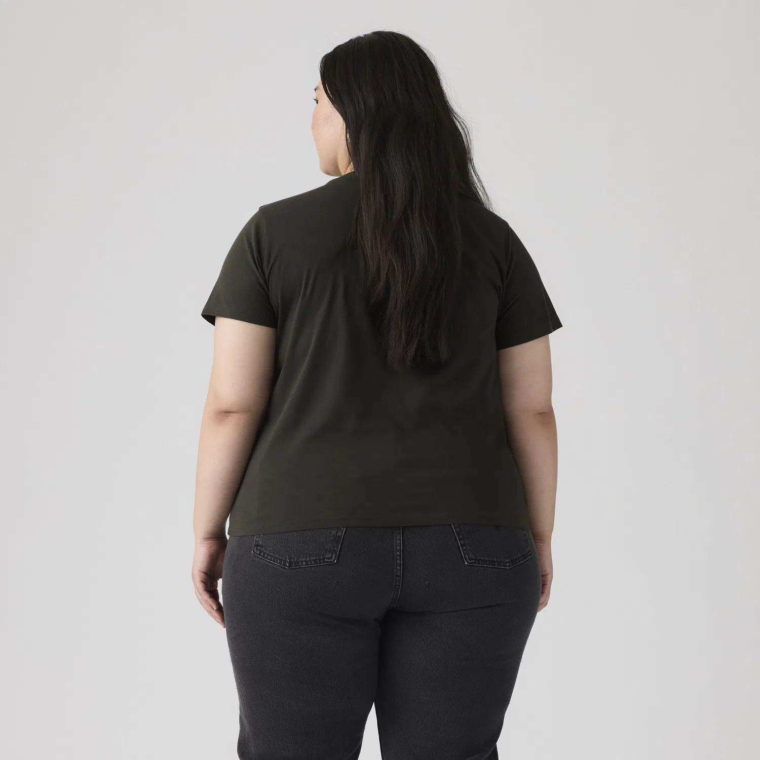 Футболка с идеальным логотипом (большого размера) Levi's, Black — фото 4