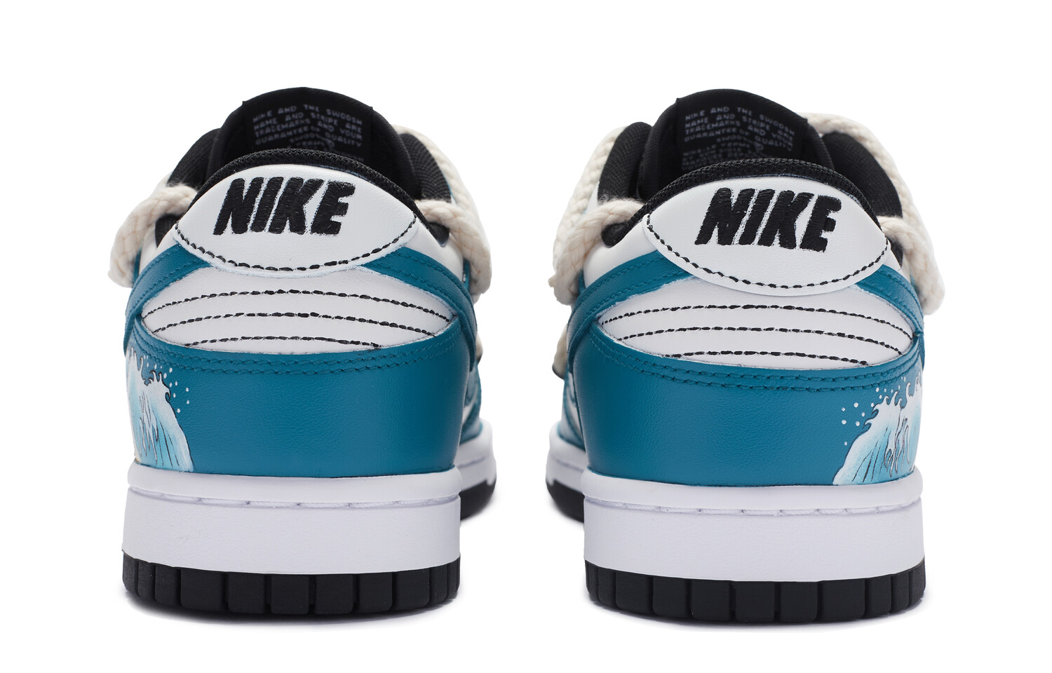 

Кроссовки Nike Dunk Skateboard Shoes Men Low-Top Blue/White Yellow