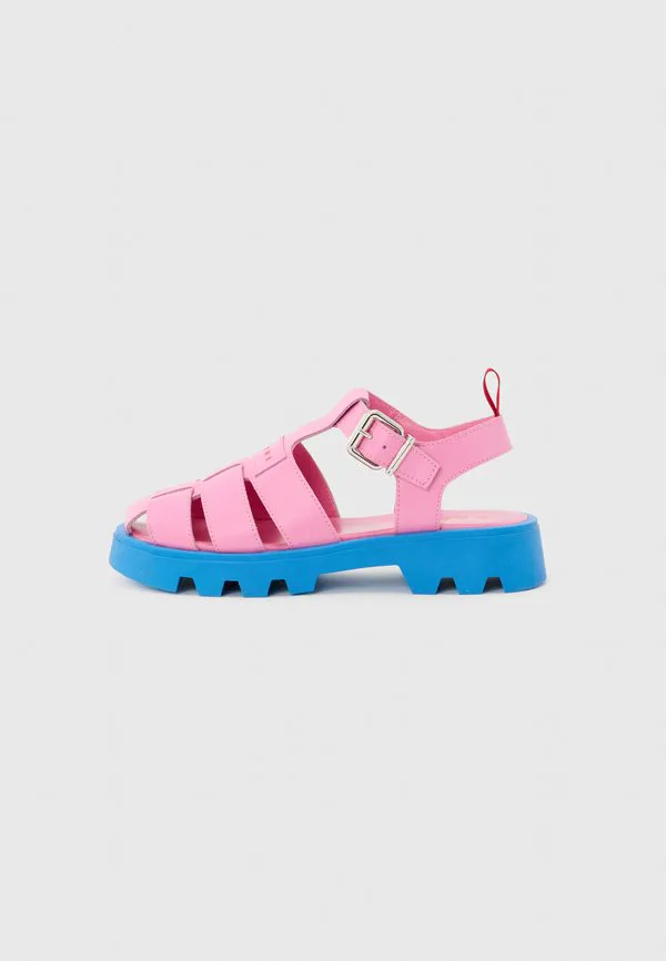 Сандалии Marni, Pink/Cobalt/Red