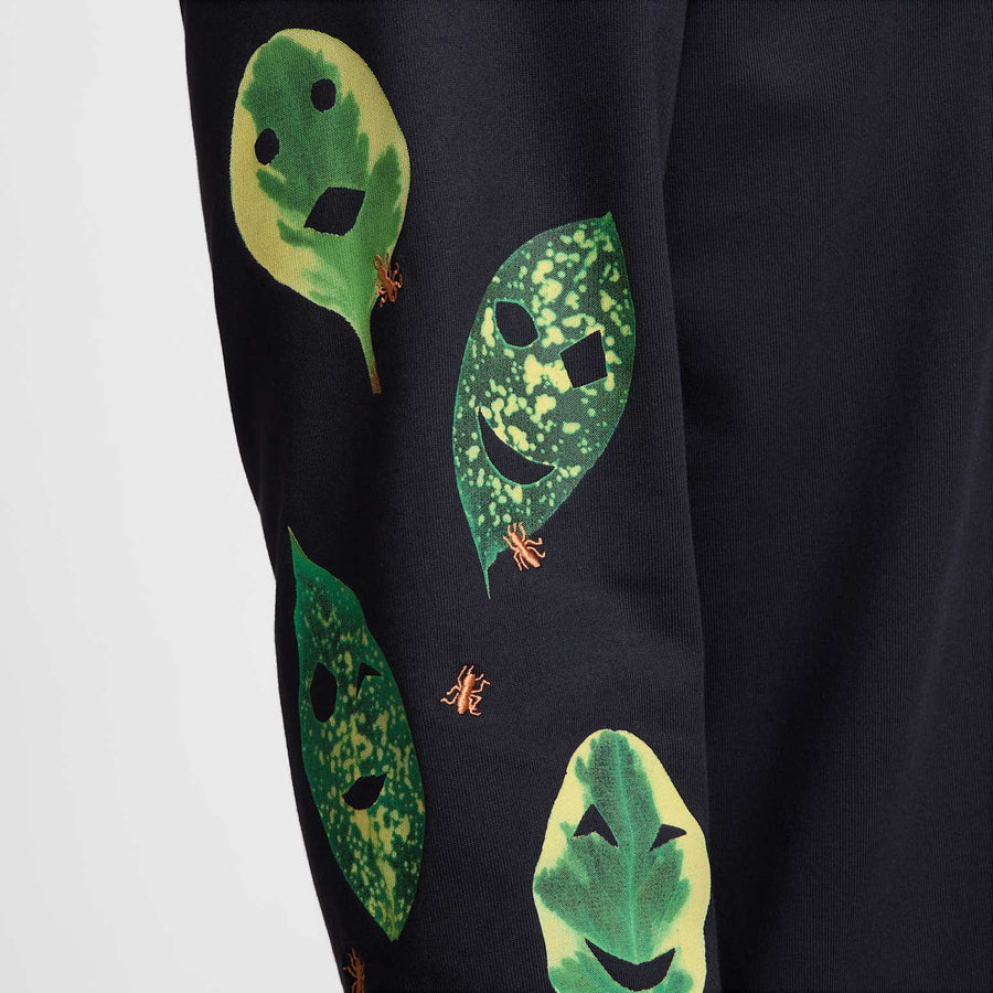 Футболка Nike Long Sleeves T-Shirt Asia Sizing 'Black', черный — фото 2