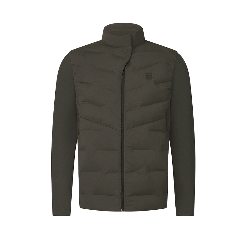 

Атлетическая пуховая куртка мужская dense gray FILA, серый